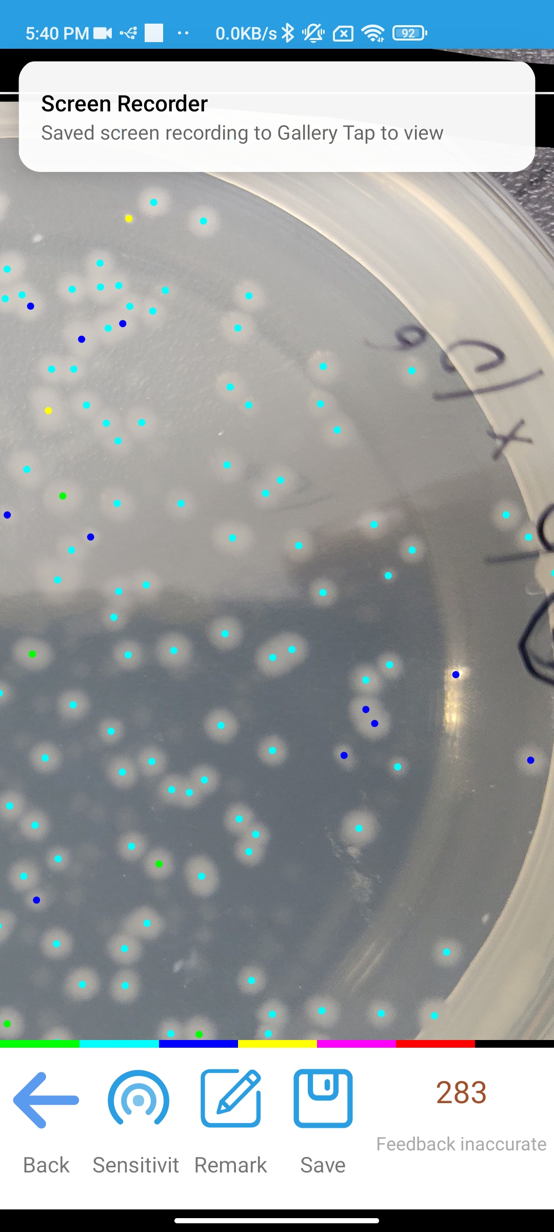 Real-time bacterial microcolony Automated counting